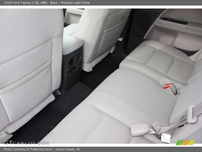 Black / Medium Light Stone 2008 Ford Taurus X SEL AWD