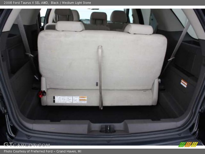 Black / Medium Light Stone 2008 Ford Taurus X SEL AWD
