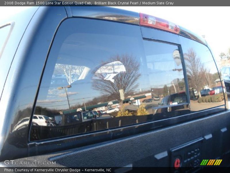 Brilliant Black Crystal Pearl / Medium Slate Gray 2008 Dodge Ram 1500 Lone Star Edition Quad Cab