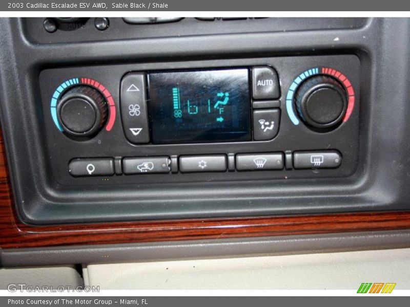 Sable Black / Shale 2003 Cadillac Escalade ESV AWD