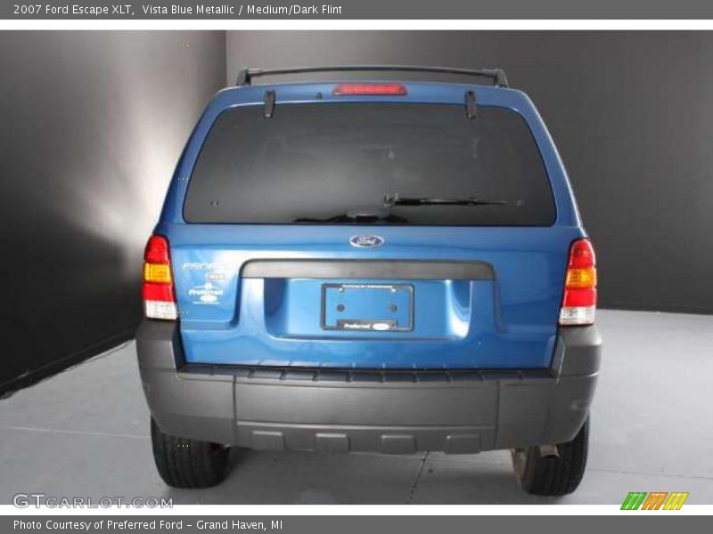 Vista Blue Metallic / Medium/Dark Flint 2007 Ford Escape XLT