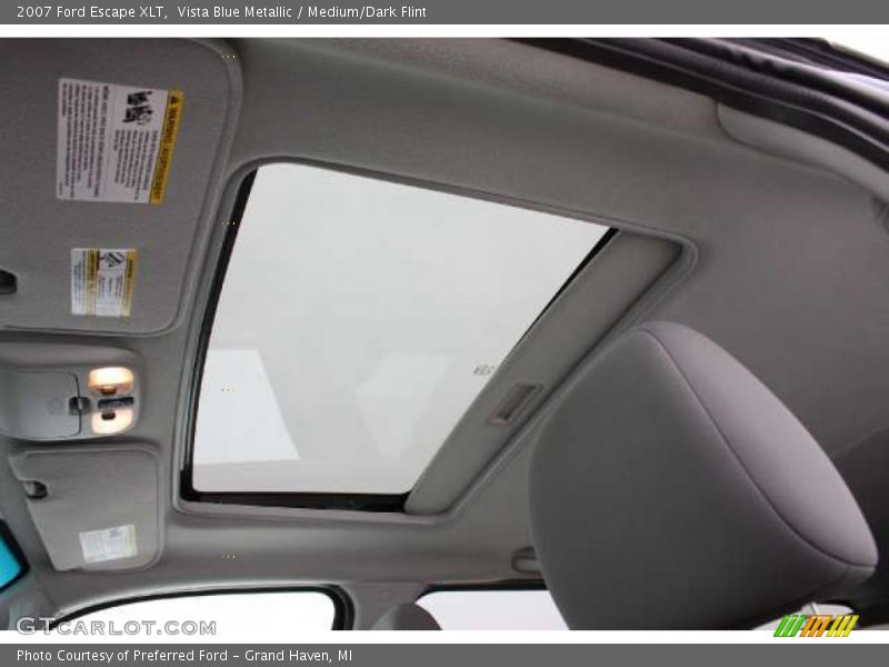 Vista Blue Metallic / Medium/Dark Flint 2007 Ford Escape XLT