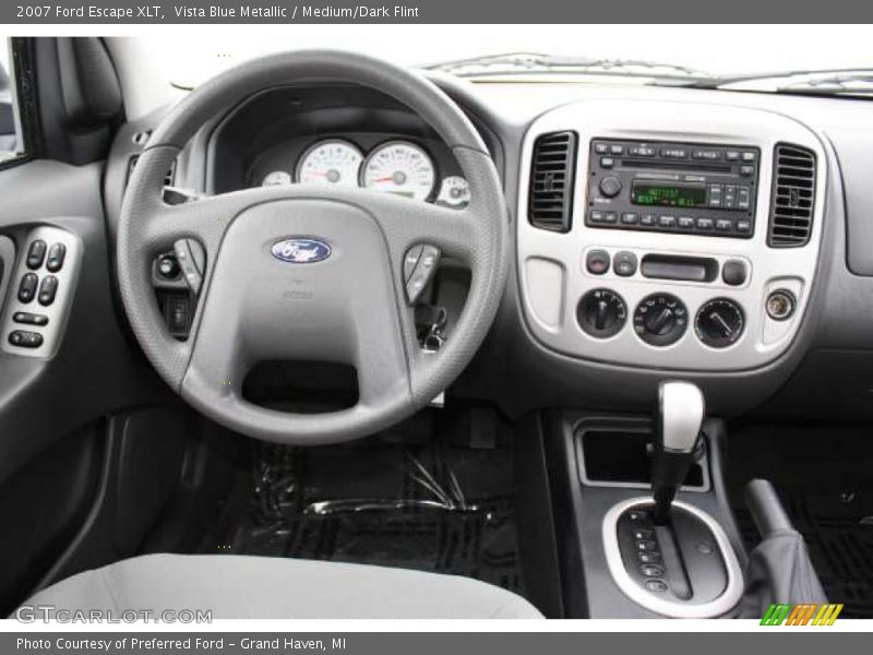 Vista Blue Metallic / Medium/Dark Flint 2007 Ford Escape XLT