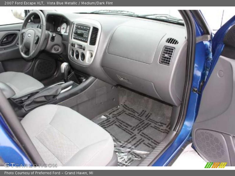 Vista Blue Metallic / Medium/Dark Flint 2007 Ford Escape XLT