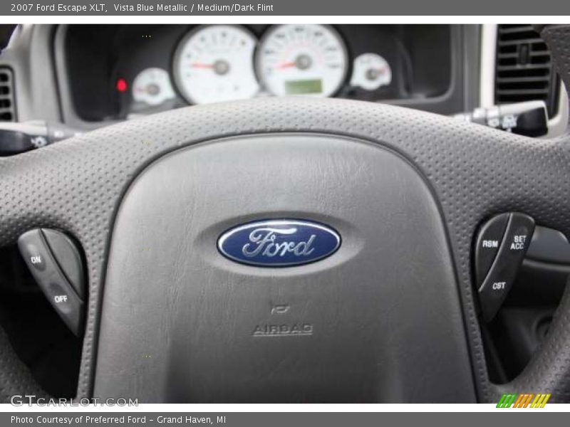 Vista Blue Metallic / Medium/Dark Flint 2007 Ford Escape XLT