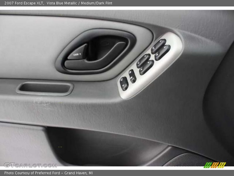 Vista Blue Metallic / Medium/Dark Flint 2007 Ford Escape XLT