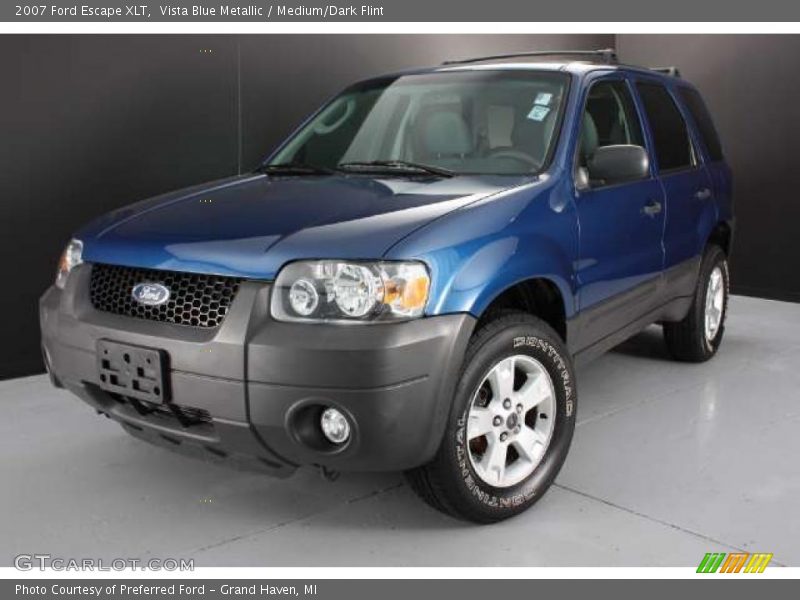 Vista Blue Metallic / Medium/Dark Flint 2007 Ford Escape XLT