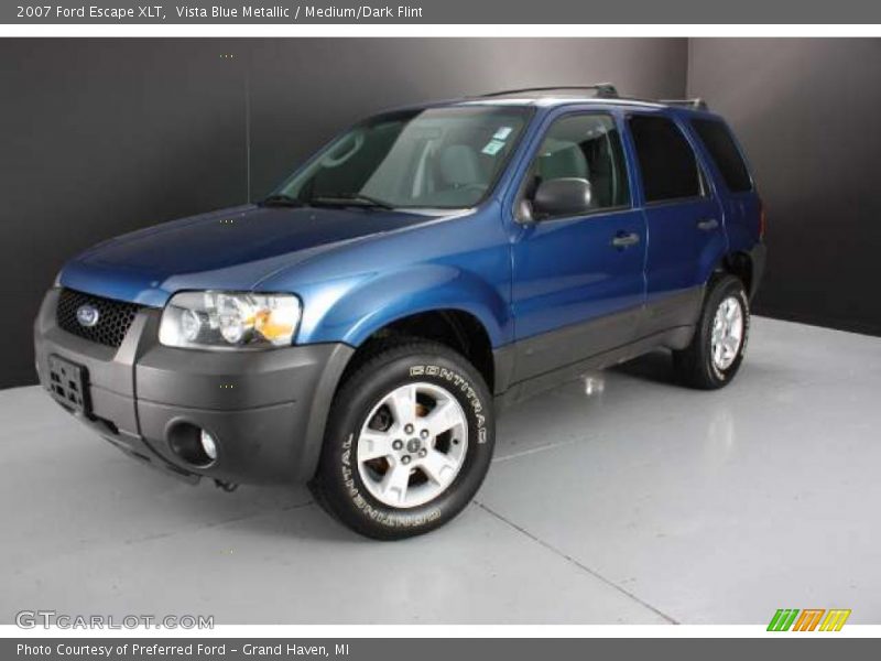 Vista Blue Metallic / Medium/Dark Flint 2007 Ford Escape XLT