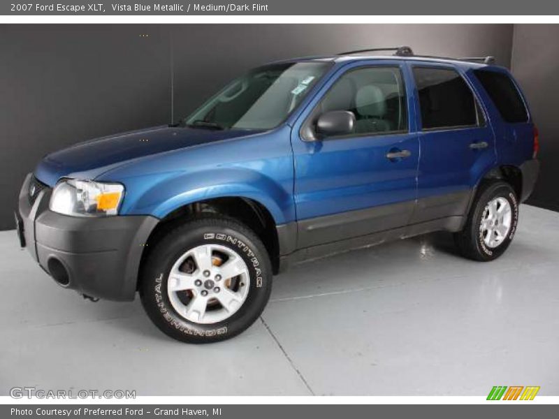 Vista Blue Metallic / Medium/Dark Flint 2007 Ford Escape XLT