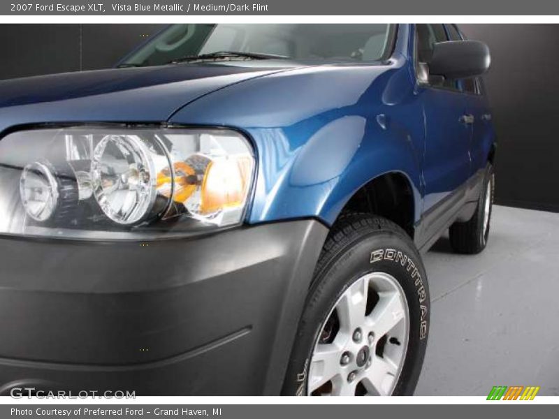 Vista Blue Metallic / Medium/Dark Flint 2007 Ford Escape XLT