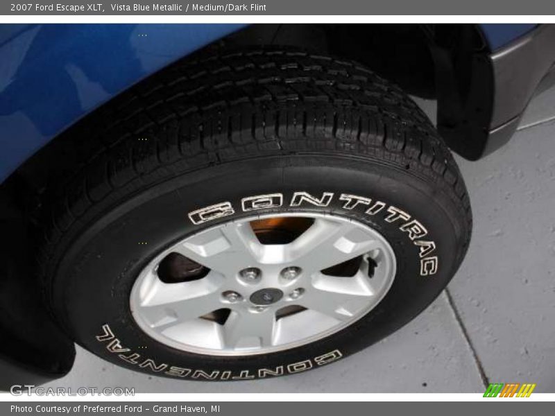 Vista Blue Metallic / Medium/Dark Flint 2007 Ford Escape XLT