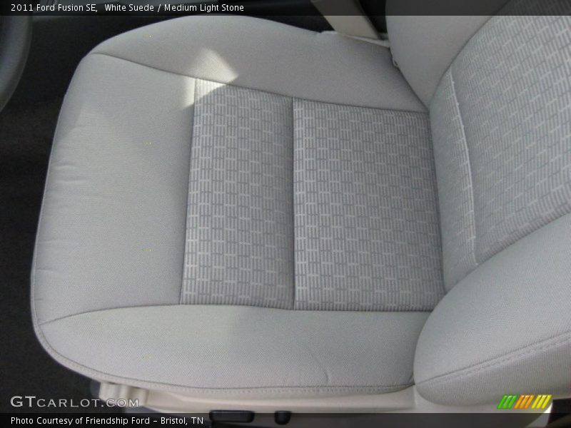 White Suede / Medium Light Stone 2011 Ford Fusion SE