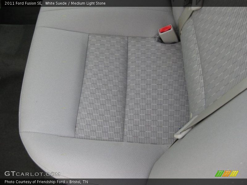 White Suede / Medium Light Stone 2011 Ford Fusion SE