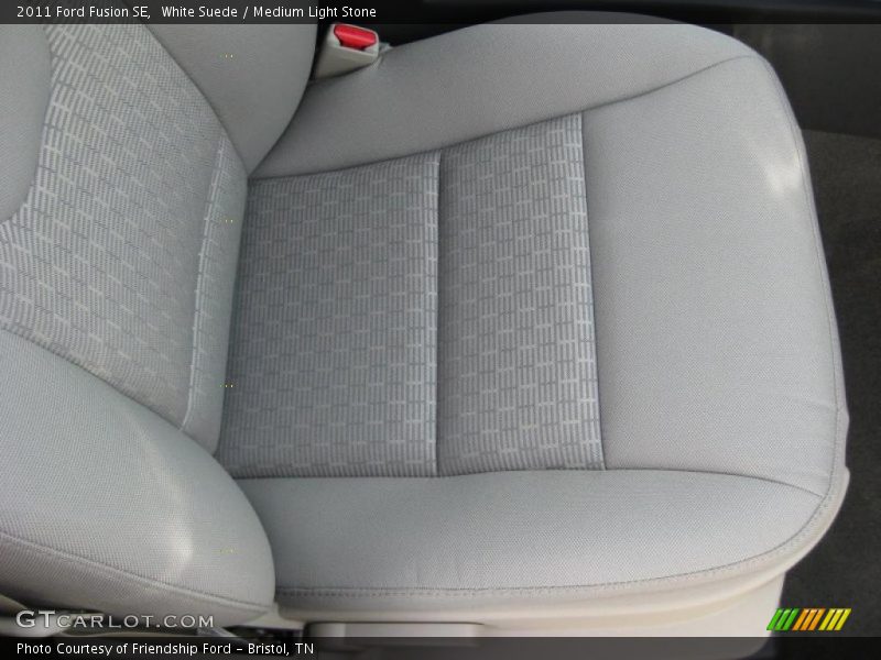White Suede / Medium Light Stone 2011 Ford Fusion SE