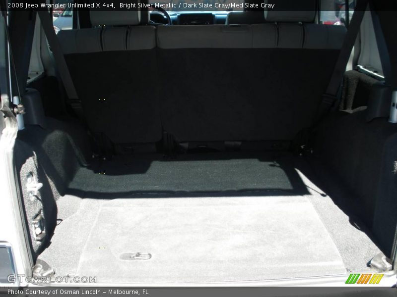 Bright Silver Metallic / Dark Slate Gray/Med Slate Gray 2008 Jeep Wrangler Unlimited X 4x4