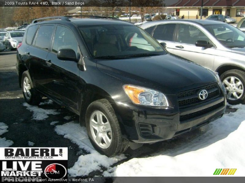 Black / Sand Beige 2009 Toyota RAV4 4WD