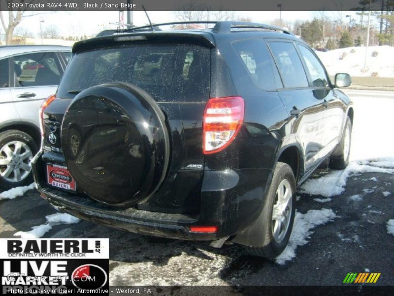 Black / Sand Beige 2009 Toyota RAV4 4WD