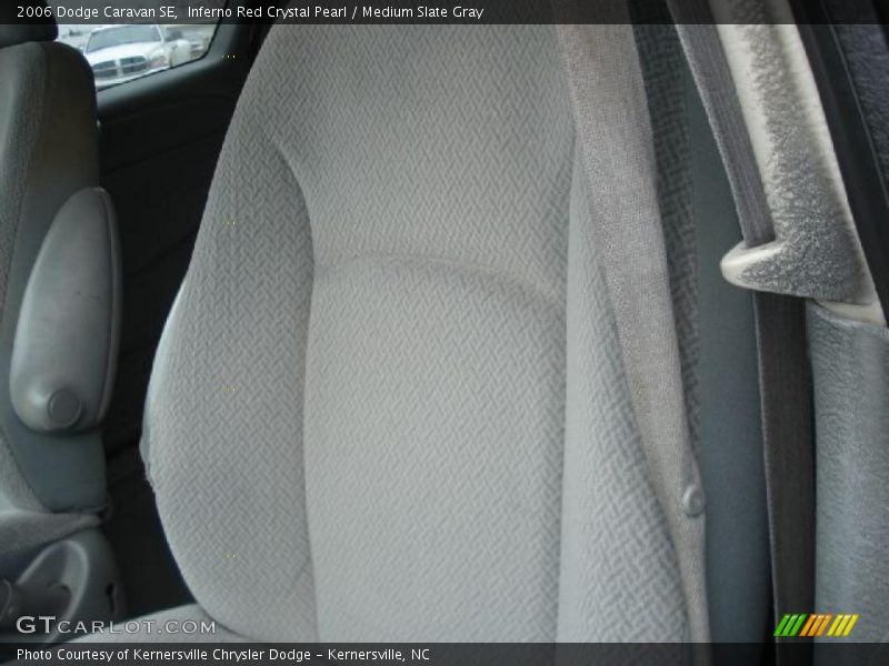 Inferno Red Crystal Pearl / Medium Slate Gray 2006 Dodge Caravan SE