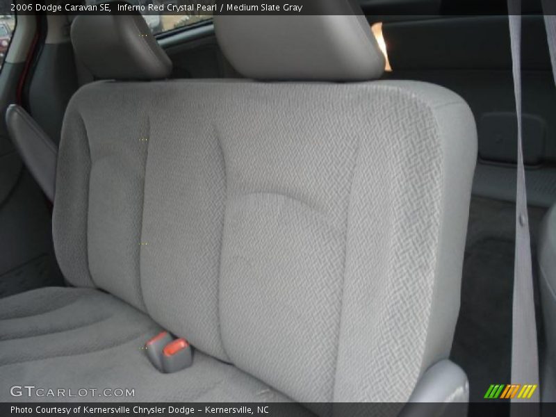 Inferno Red Crystal Pearl / Medium Slate Gray 2006 Dodge Caravan SE