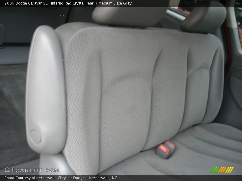 Inferno Red Crystal Pearl / Medium Slate Gray 2006 Dodge Caravan SE