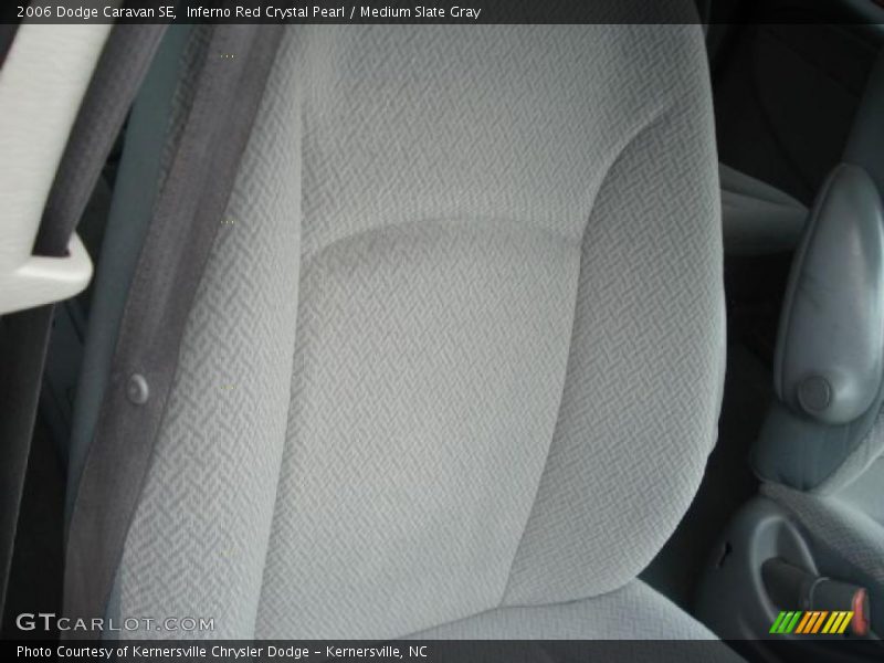 Inferno Red Crystal Pearl / Medium Slate Gray 2006 Dodge Caravan SE
