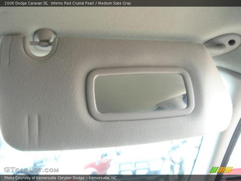 Inferno Red Crystal Pearl / Medium Slate Gray 2006 Dodge Caravan SE