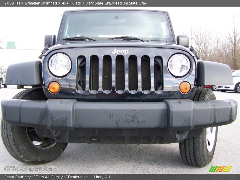 Black / Dark Slate Gray/Medium Slate Gray 2009 Jeep Wrangler Unlimited X 4x4