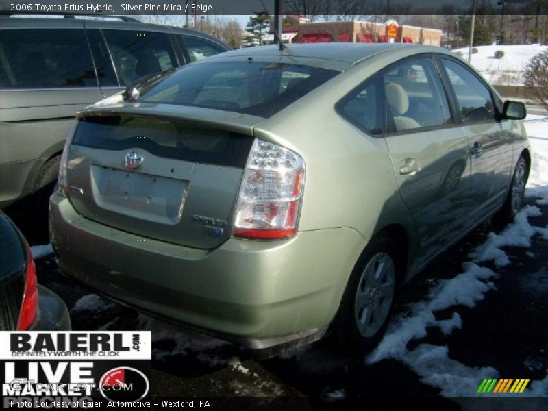 Silver Pine Mica / Beige 2006 Toyota Prius Hybrid