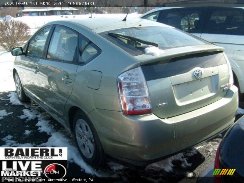 Silver Pine Mica / Beige 2006 Toyota Prius Hybrid