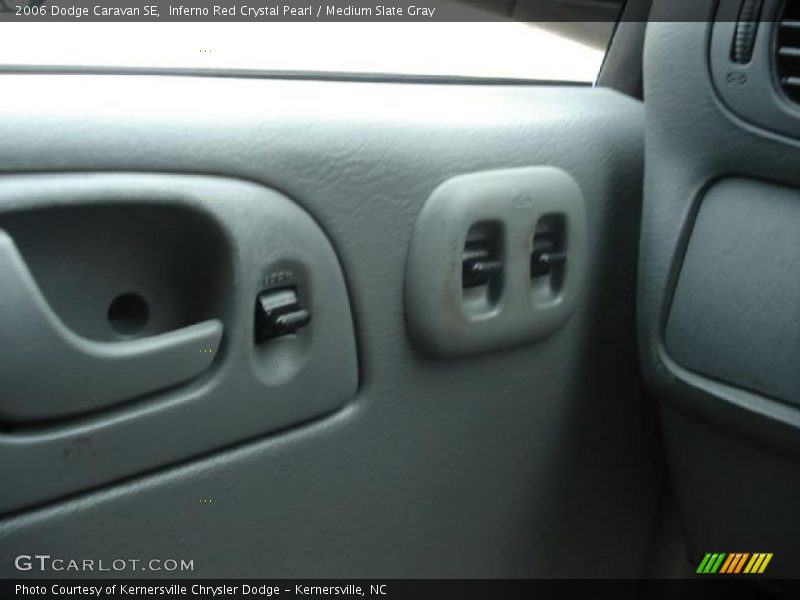 Inferno Red Crystal Pearl / Medium Slate Gray 2006 Dodge Caravan SE