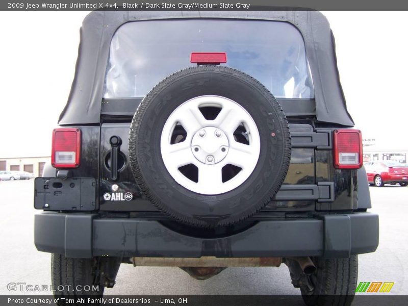 Black / Dark Slate Gray/Medium Slate Gray 2009 Jeep Wrangler Unlimited X 4x4
