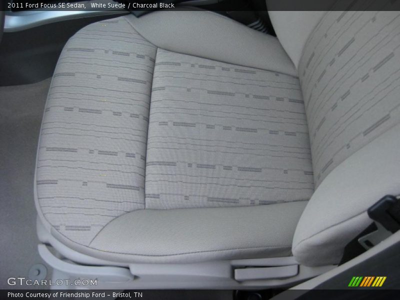 White Suede / Charcoal Black 2011 Ford Focus SE Sedan