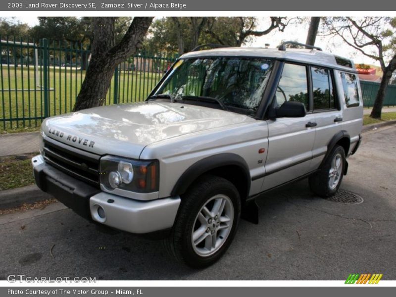 Zambezi Silver / Alpaca Beige 2003 Land Rover Discovery SE