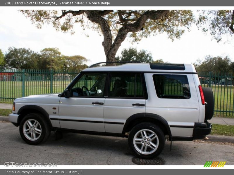 Zambezi Silver / Alpaca Beige 2003 Land Rover Discovery SE