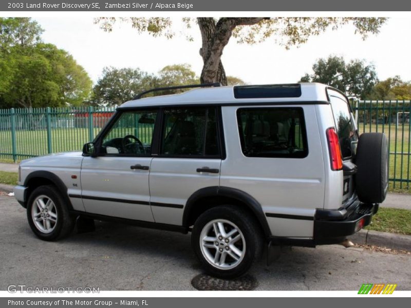 Zambezi Silver / Alpaca Beige 2003 Land Rover Discovery SE
