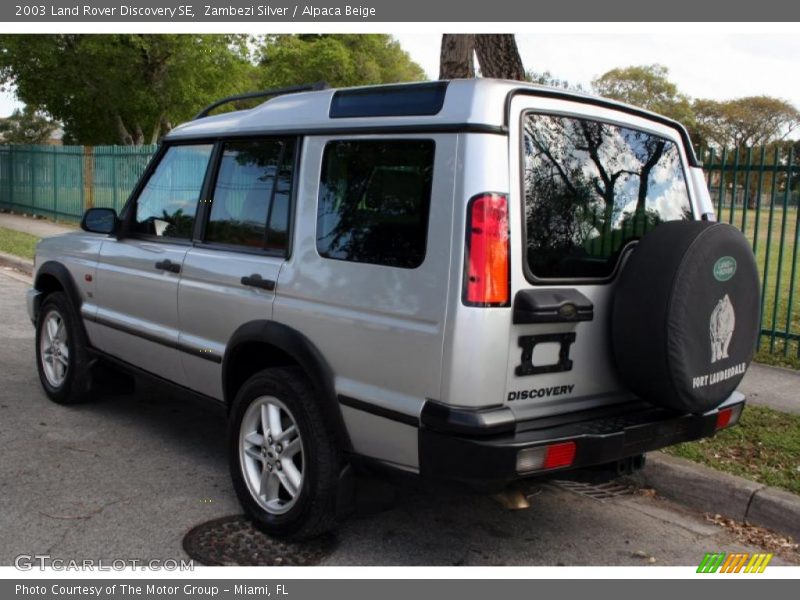 Zambezi Silver / Alpaca Beige 2003 Land Rover Discovery SE