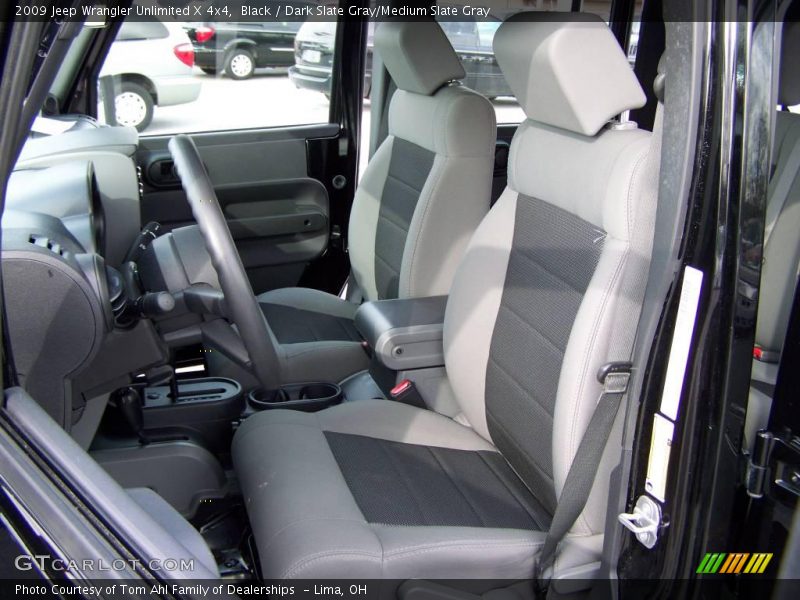 Black / Dark Slate Gray/Medium Slate Gray 2009 Jeep Wrangler Unlimited X 4x4