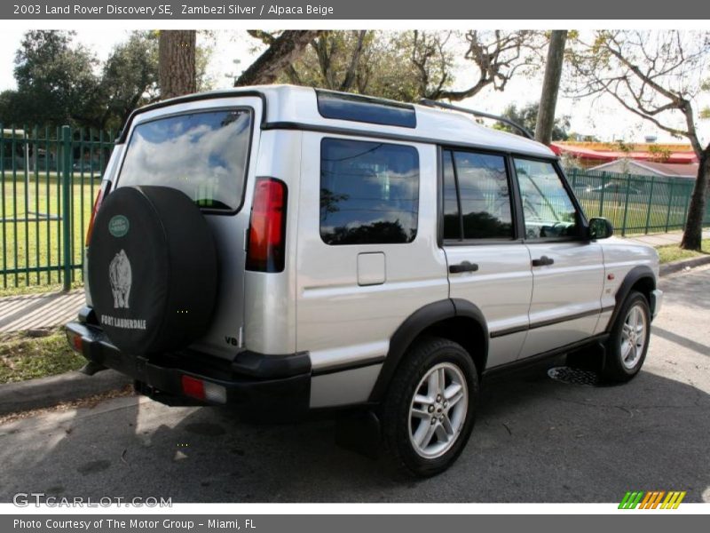 Zambezi Silver / Alpaca Beige 2003 Land Rover Discovery SE