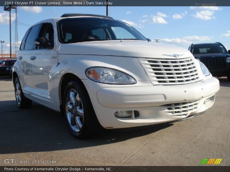 Stone White / Dark Slate Gray 2003 Chrysler PT Cruiser Limited