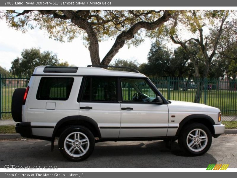 Zambezi Silver / Alpaca Beige 2003 Land Rover Discovery SE
