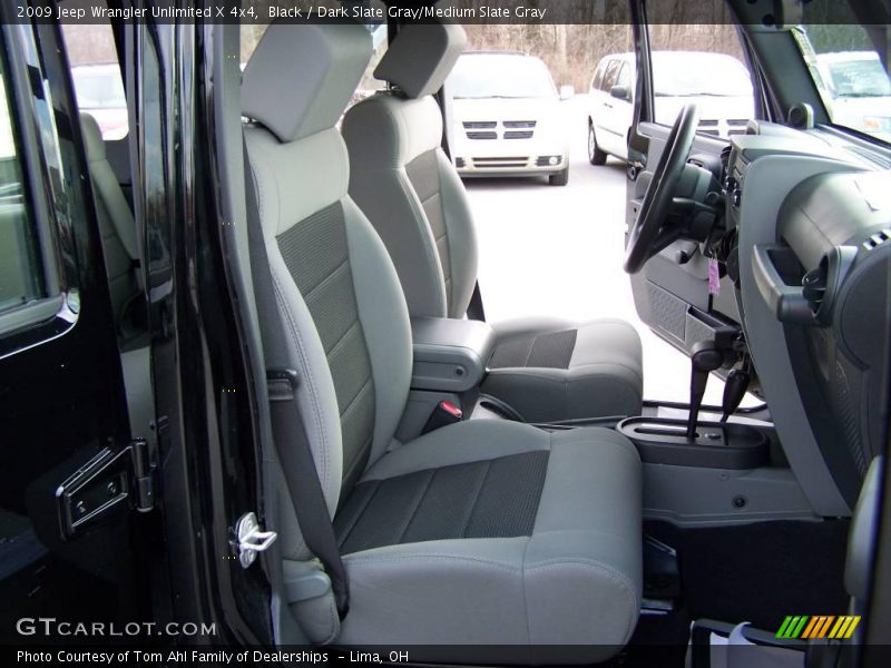 Black / Dark Slate Gray/Medium Slate Gray 2009 Jeep Wrangler Unlimited X 4x4