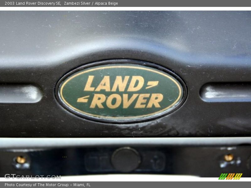 Zambezi Silver / Alpaca Beige 2003 Land Rover Discovery SE