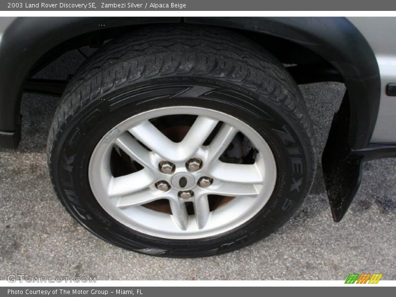 Zambezi Silver / Alpaca Beige 2003 Land Rover Discovery SE