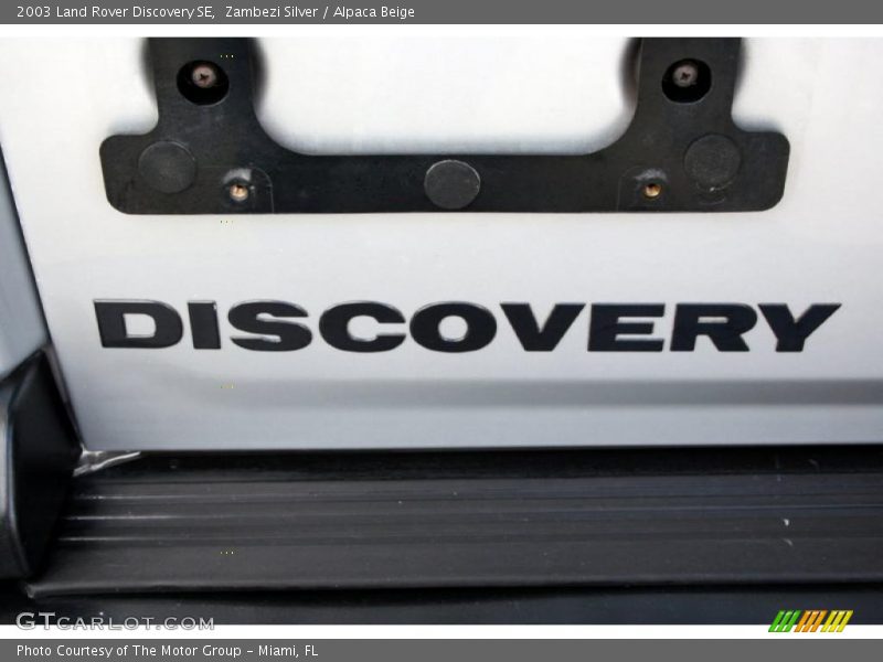 Zambezi Silver / Alpaca Beige 2003 Land Rover Discovery SE