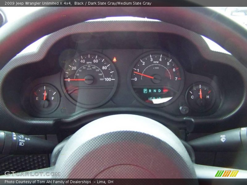 Black / Dark Slate Gray/Medium Slate Gray 2009 Jeep Wrangler Unlimited X 4x4
