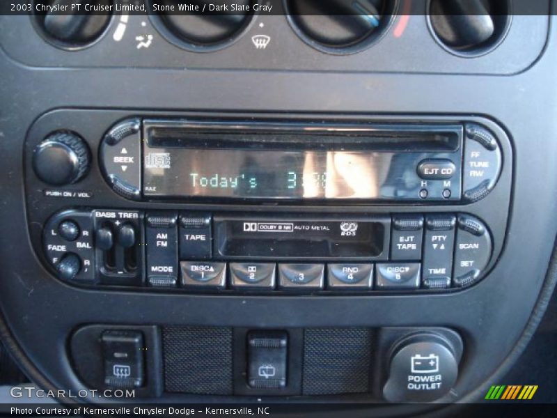 Stone White / Dark Slate Gray 2003 Chrysler PT Cruiser Limited