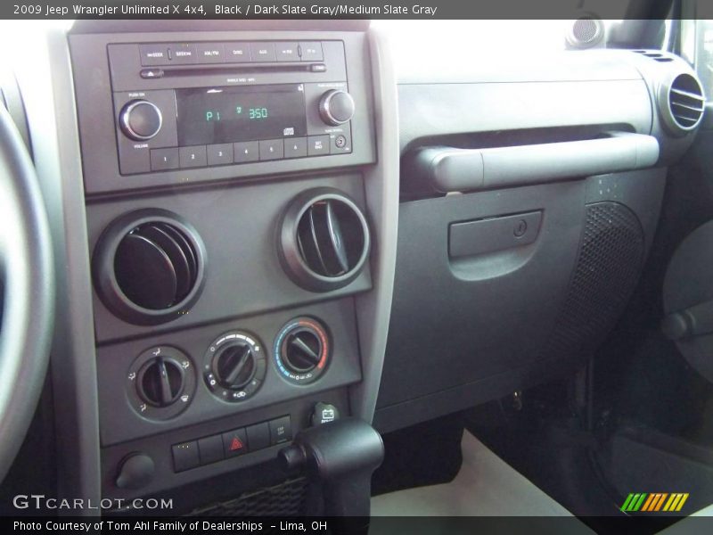 Black / Dark Slate Gray/Medium Slate Gray 2009 Jeep Wrangler Unlimited X 4x4
