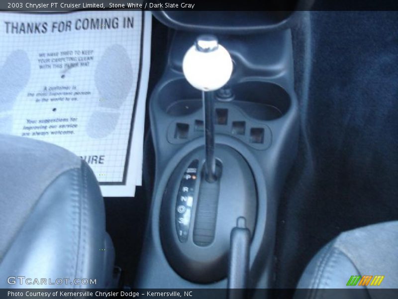 Stone White / Dark Slate Gray 2003 Chrysler PT Cruiser Limited