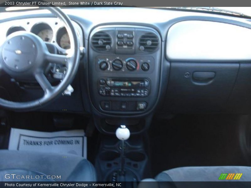 Stone White / Dark Slate Gray 2003 Chrysler PT Cruiser Limited
