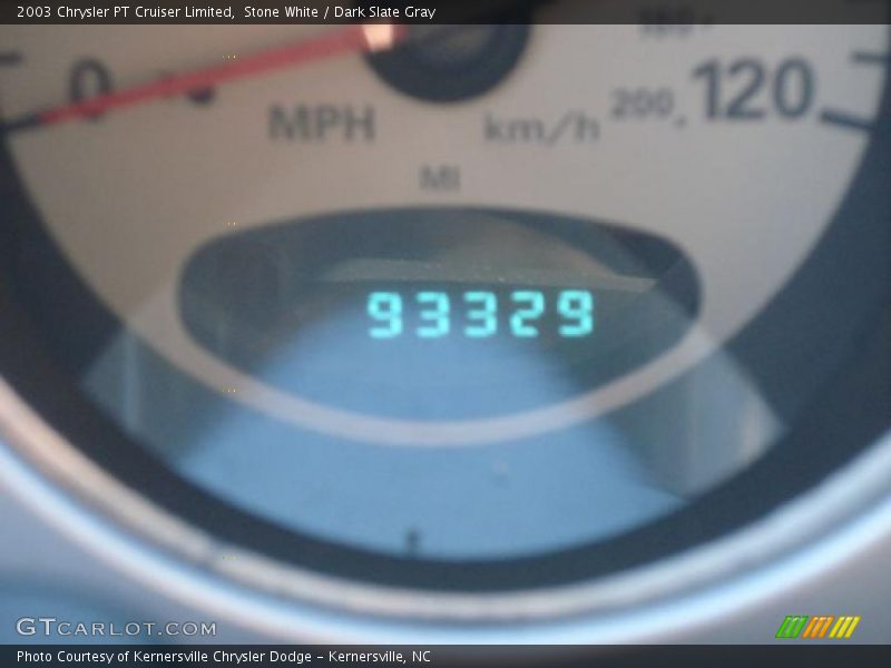 Stone White / Dark Slate Gray 2003 Chrysler PT Cruiser Limited